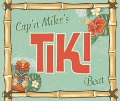 Cap'n Mike Tiki Boat logo